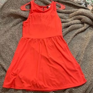 Hot pink dress. Perfect for summer!